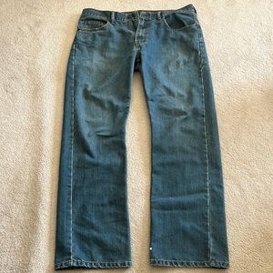 Levi’s 559 mens blue jeans, 36x32